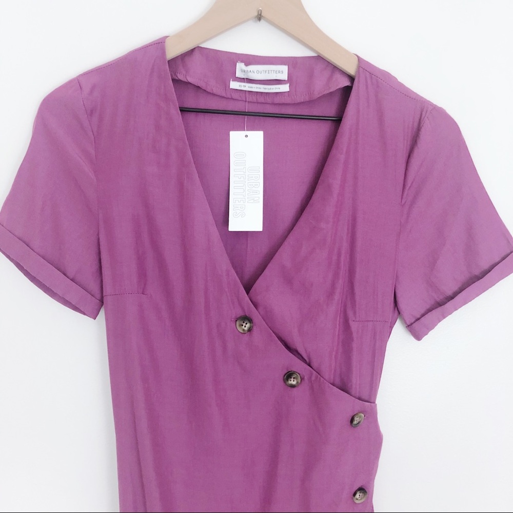 SOLD NWT Urban Outfitters Orchid Button Down Dress - Picture 3 of 7